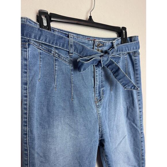 Guess Jeans Women's Skinny Denim Jeans Trousers with Tie Belt Size 30 - Picture 2 of 10